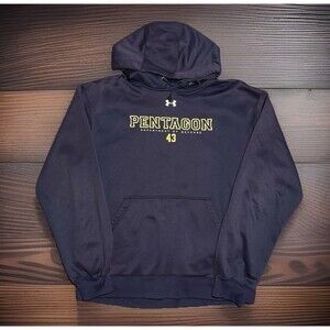 Under Armour Pentagon Hoodie Department Of Defense Mens Navy Blue‎ Size Medium